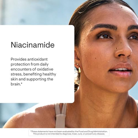 Thorne - Niacinamide - Non-Flushing Form Of Vitamin B3 - Supports Skin Health & Provides Cellular Protection - Niacin Supplement - Third-Party Certified - Gluten Dairy & Soy-Free 180 Capsules