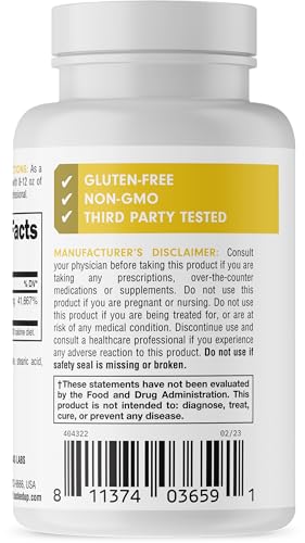 Bucked Up Vitamin B1 500mg Capsules Essentials 90 Servings