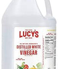 Lucy's Family Owned - Natural Distilled White Vinegar, 1 Gallon (128 oz) - 5% Acidity (White Vinegar, 1 Gallon (128 fl oz.))