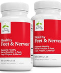 Terry Naturally Healthy Feet & Nerves Herbal Supplement With Bioactive Vitamin B12 Circulation & Nerve Health Support Supplement Vegan Capsules With Boswellia Serrata 120 Capsules