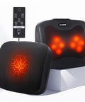 Masgre 2 In 1 Back Massager And Lumbar Support Pillow With Heat Shiatsu Massagers Deep Tissue Kneading Massage Pillows For Lower Back Leg Shoulder Pillow For Office Chair s For Mom Dad Women Men