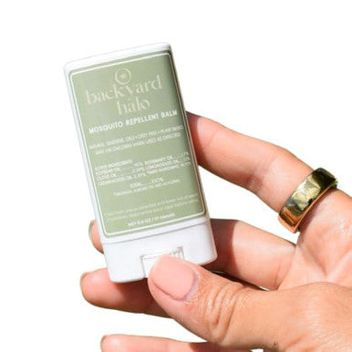 Backyard Halo Natural Mosquito And Insect Repellent Balm Stick Travel-Pocket Size 0.6 Oz Each Plant Based Deet Free Alcohol Free 2-Pack