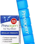 Prevagen Regular Strength 30 Capsules (1 Month Supply) Formulated For Your Brain 10Mg Of Apoaequorin Plus Vitamin D3 With 7Day Pill Minder
