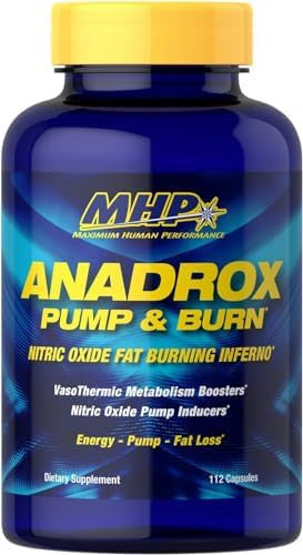 Mhp Anadrox Pump & Burn Nitric Oxide Fat Burning Inferno 112 Capsules