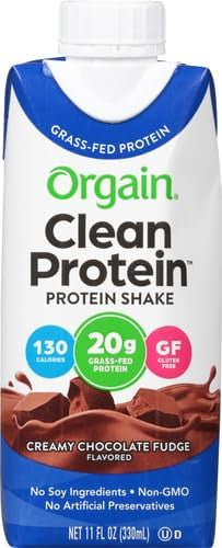 Orgain Whey Protein Shk Chocolate Fudge 11 Oz (Pack Of 4)