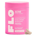 O Positiv Flo Acne Capsules Reduce Number And Severity Of Pimples Whiteheads Blackheads And Pustules On Face Back And Body Colostrum-Derived Lactoferrin Zinc And Vitamin E 30 Servings