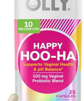 Olly Happy Hooha Capsules Probiotic For Women Vaginal Health And Ph Balance 10 Billion Cfu Gluten 25 Count