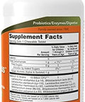 Now Foods Supplements Berrydophilus Developed For Adults & Children With 10 Probiotic Strains Extra Strengthstrain Verified 50 Chewables