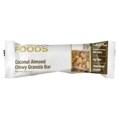 California Gold Nutrition Foods Coconut Almond Chewy Granola Bars 12 Bars 1.4 Oz (40 G) Each