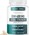 Smnutrition Dim Supplement 400Mg Extra Strength Hormone Balance For Men And Women Menopause Acne Hot Flashes Relief Prostate Support & Antioxidant Support Soy Gluten Smnutrition 90 Ct.