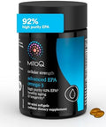 Mitoq Advanced Epa Omega-3 â€“ High-Purity 800Mg Epa Fish Oil Supplement With Vitamin K2 D3 E Cardiovascular Brain Cellular Support No Fishy Aftertaste 60 Softgels