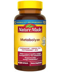 Nature Made Metabolyze Capsules Chromium Picolinate Green Tea Extract And B12 Healthy Weight Management & Fat Metabolism Support 60 Capsules 30 Day Supply
