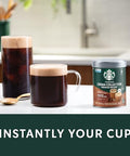 Starbucks Crema Collection Premium Instant Molten Chocolate Flavored Instant Coffee, 100% Arabica Beans, 3 Tins (7.12 Oz Each) 1.34 lb.