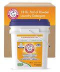 Arm & Hammer Powder Laundry Detergent Professional Soap For Washing Clothes 290 Loads Free And Clear Bulk 18Lb Pail