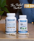 Calcium DGlucarate and 400mg DIM Supplement for Enhanced Estrogen Hormone Balance Vegan Gluten CDG Supplement (90 Servings) with Extra Strength DIM (90 Servings)
