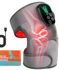 Galax Pro Knee Electric Massager With Heat Cordless Heated Knee Massage For Pain Relief With 3 Heating Levels 6 Vibration Modes Led Screen & Adjustable Strap