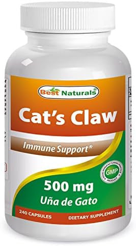Best Naturals Cat'S Claw Capsule 500 Mg 240 Count