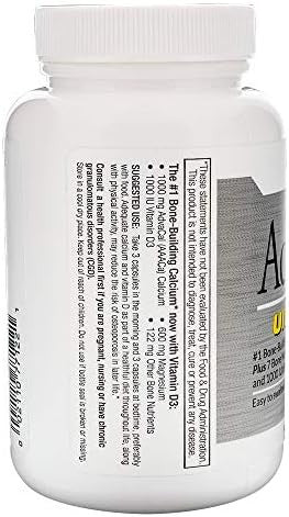 Lane Innovative - Advacal Ultra 1000, Bone Building Calcium, Including Vitamin D3 And Magnesium, Easy Absorption (40 Servings)