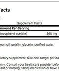 Swanson Natural Vitamin E 400 IU - Dietary Supplement for Daily Antioxidant Support - Can Support Immune System - Essential Nutrient and Vitamin Supplement (268 mg 100 Softgels)