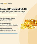 California Gold Nutrition Omega3 Premium Fish Oil By California Gold Nutrition Concentrated Formula With Epa & Dha Support For Optimal Lipid Profile Gluten 100 Fish Gelatin Softgels 2 Pack