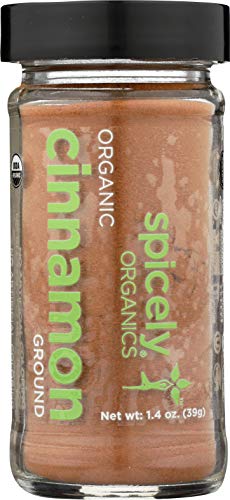 SPICELY Organic Ground Cinnamon, 1.4 OZ