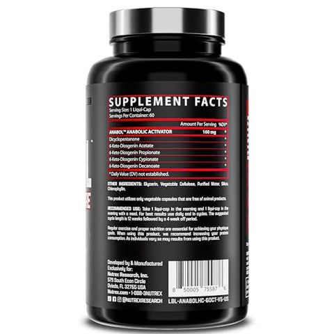 Nutrex Anabol Hardcore & Anabol Nighttime Muscle Builder Bundle