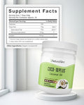NaturalSlim Coconut Oil with CoQ10 - MCT Oil Organic Coconut Oil for Baking, Mixing with Shake, Smoothies, Coffee, or Ingest Directly - Boost Energy, Metabolism and Immune System Fresh Flavor