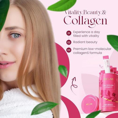 Bb Lab Powder Collagen Sf3X7 Intensive Series Made In Korea 30 Sticks (Low Molecular Collagen S) Pink