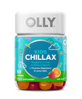Olly Kids Chillax Gummies Magnesium L-Theanine Lemon Balm Chewable Supplement Sherbet Flavor