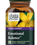 Gaia Herbs Emotional Balance Stress Support Supplement To Help The Body Cope With Stress With St. John'S Wort Passionflower Vervain And Oats 60 Vegan Liquid Phytocapsules (20Day Supply)