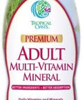 Tropical Oasis Adult Liquid Multivitamin Liquid Multi-Vitamin and Mineral Supplement with 125 Total Nutrients Including 85 Vitamins and Minerals 23 Amino Acids and 18 Herbs 16 fl oz