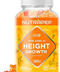 Teens Height Growth Supplement Gummies - Kids Grow Taller Natural Height Increaser Multivitamin - With Calcium Vitamin D3 K2 Zinc L-Arginine L-Glutamine L-Ornithine For Boys Girls