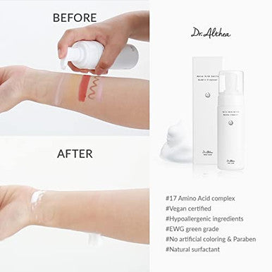 Dr.Althea Amino Acid Gentle Bubble Cleanser Foam Cleanser Daily Gentle Face Wash For Sensitive Skin Vegan Korean Skin Care 4.73 Fl Oz