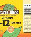 NAT B Vitamin B12 TB 100MCG 100
