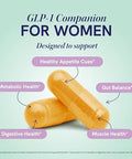 Smnutrition Glp1 Support For Women Nutritional Support With Probiotics Berberine Cinnamon & More Glp 1 Supplement For Healthy Glp1 Activity Digestive Health & Metabolic Balance Nongmo 60 Ct.