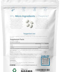Micro Ingredients L-Theanine 400Mg 400 Softgels Highly Bioavailable With Coconut Oil Extra Strength Theanine Amino Acid Calm & Relaxation Support Focus Supplement Non-Gmo Gluten Free