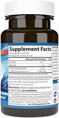 Carlson Elite DHA Gems 1000 mg DHA Supports Healthy Brain Function and Vision 30 soft gels