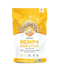 Manitoba Harvest Organic Hemp Plus Flax & Chia Seeds - 7oz - 8g Protein, 5g Fiber and 10g Omega 3 & 6 per 30g Serving - Nutrient-Dense, 3-in-1 Super Seeds Mixture - Vegan, Non-GMO Project Verified
