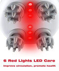 Mxm2Mxm Electric Scalp Massager With Red Light TherapyWaterproof Head Massager With 108 Nodes4 ModesWireless Charging To Relieve Deep Tissue Pressure