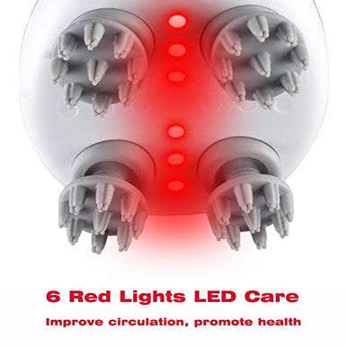 Mxm2Mxm Electric Scalp Massager With Red Light TherapyWaterproof Head Massager With 108 Nodes4 ModesWireless Charging To Relieve Deep Tissue Pressure