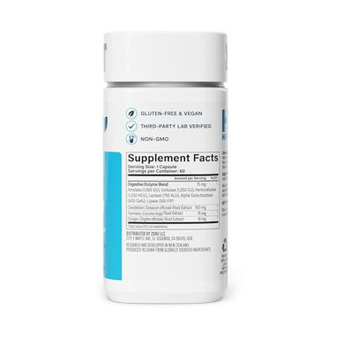 H' Habit Habit Debloat Supplement Supports Digestive Comfort & Eases Bloat Digestive Enzymes 60 Capsules