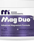 Micro Ingredients Mag Duo Magteina' Magnesium LThreonate and Magnesium Glycinate Powder Restful Sleep Calm and Focus Support 2In1 Advanced Magnesium Formula SugarFree Lemonade Flavor