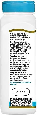 21St Century Calcium Plus D Tablets 1000 Mg 90 Count