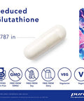 Pure Encapsulations Reduced Glutathione 100 mg 120 vcaps