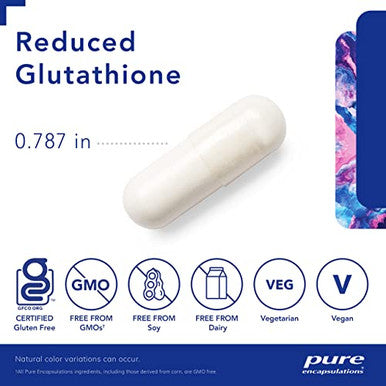 Pure Encapsulations Reduced Glutathione 100 mg 120 vcaps
