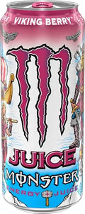 Monster Energy Juice Viking Berry, Energy Drink, 16 Ounce (Pack of 15)