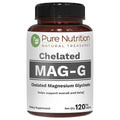 Pure Nutrition Magg - Chelated Magnesium Glycinate Supplement 120 Tabs 440Mg Elemental Magnesium High Absorption Magnesium Supplement To Support Overall Well Being