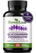Forestleaf Glucosamine Chondroitin Msm Joint Supplement Complex - 1200Mg 120 Caps