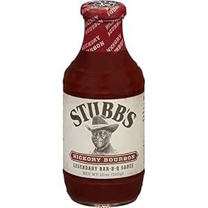 Stubb's Hickory Bourbon BBQ Sauce, 18 oz