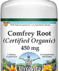 Terravita Comfrey Root (Certified Organic) - 450 Mg (100 Capsules, Zin: 517626) - 3 Pack